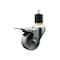 Service Caster 3'' Semi Steel Swivel 1-7/8'' Expanding Stem Caster Total Lock Brake SCC-EXTTL20S314-SSS-178 - alternate 1